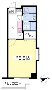 Pacifica Yamagoe Prime【401号室】の間取り