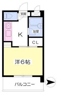 サウンドピア松山Ⅰ【510号室】の間取り