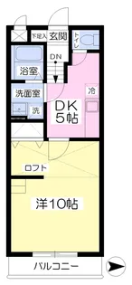 Mer.ronde【106号室】の間取り