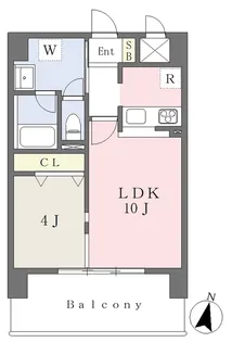 アーバン市駅南【1102号室】の間取り