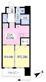グランエスパシオ浅野【402号室】の間取り
