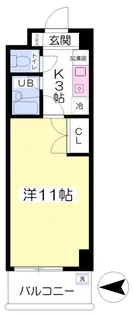 オーベルビル【902号室】の間取り