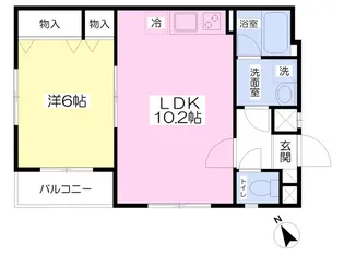 アードリガー菜園【3階】の間取り