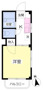 HOUSE K【201号室】の間取り
