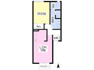 メゾンSK【201号室】の間取り