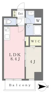 Shinmachi Residence Kouzuya【203号室】の間取り