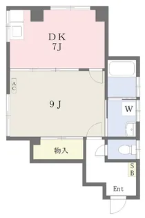 ダイヤモンドビューミツイ【101号室】の間取り