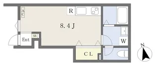 EARL’S COURT北条【101号室】の間取り