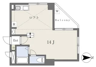 森ビル第8【312号室】の間取り