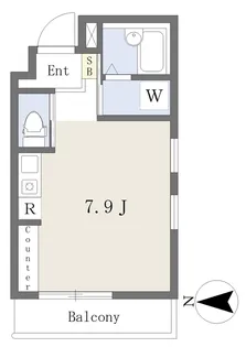 プルミエール東山七条【302号室】の間取り