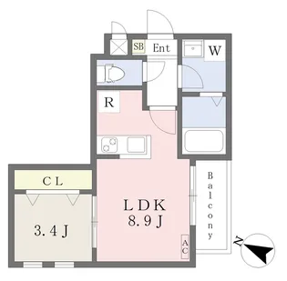 Cherim U【3階】の間取り