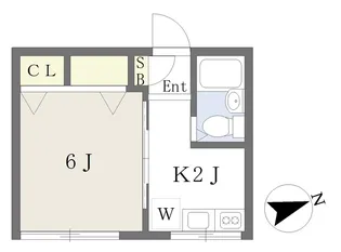 ルピナスオータケ【202号室】の間取り