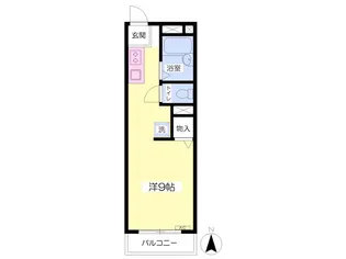 ビラージュ川口【102号室】の間取り