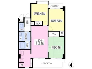 Villa Scala【4階】の間取り