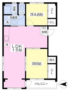 七ツ星ハイツ【207号室】の間取り