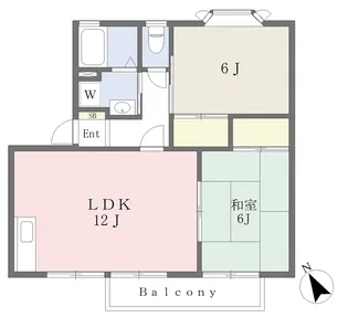 セジュールF&I【201号室】の間取り