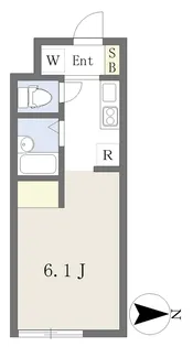 grande fleur【101号室】の間取り