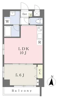 Grace Leaf【202号室】の間取り