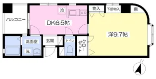 モンシャレー持田【303号室】の間取り