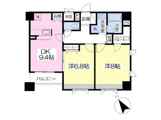 プレンティヒルズ3【401号室】の間取り