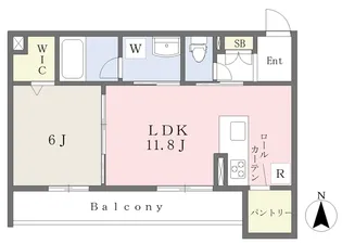 シャーメゾン二重堀【302号室】の間取り