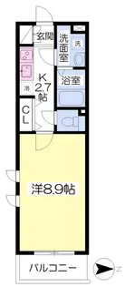 サンライズハイム並木【407号室】の間取り