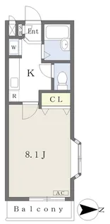 サンレオ長町【1階】の間取り