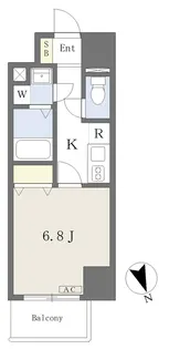 MISTRAL姫路駅前Ⅳ【701号室】の間取り