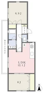 三愛ハイツ【104号室】の間取り
