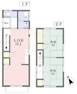 福岡県北九州市小倉南区南方2丁目【一戸建】の間取り