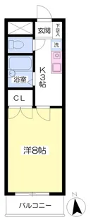 池内マンション【206号室】の間取り