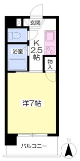 ハイライズABE【202号室】の間取り