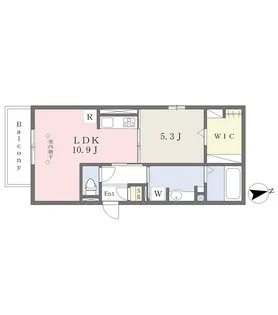 ARGAMA【201号室】の間取り