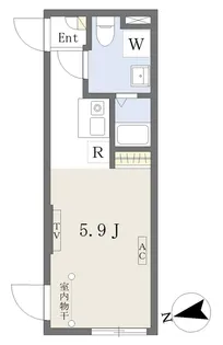 グランベイス亀有【204号室】の間取り