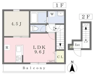 Girasole Kitadoi【203号室】の間取り