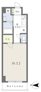 フォルテ本町Ⅱ【402号室】の間取り