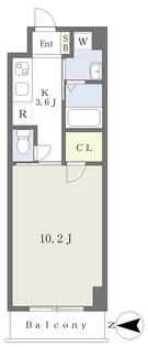フォルテ本町Ⅱ【703号室】の間取り