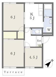 コーポ澤田B【102号室】の間取り