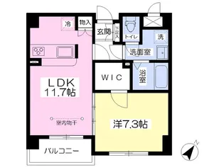 ジュン・M【103号室】の間取り