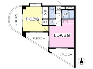 LIBRA S−Ⅲ【203号室】の間取り