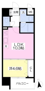 アーバン勝山町【405号室】の間取り