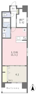 アーバン錦町【301号室】の間取り