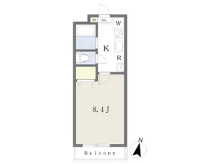 サンピア北柏【103号室】の間取り