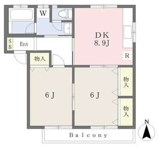 M・サイエンス【201号室】の間取り