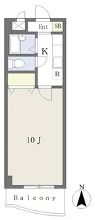 アルファガーデン【205号室】の間取り