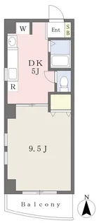 ドミール・マイアミ【4-B号室】の間取り