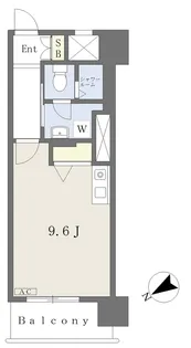 ライオンズマンション荒町第2【202号室】の間取り