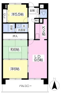 アルドーレ【702号室】の間取り