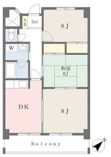 Falco bambino【302号室】の間取り