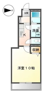 クオーレ【102号室】の間取り